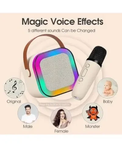K12 Bluetooth Speaker Wireless Karaoke Small Home KTV Microphone Professional Mic Speaker Set - Image 5