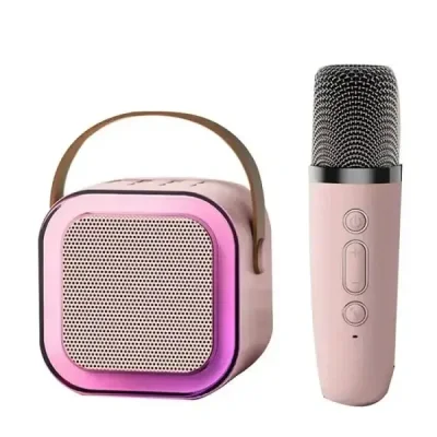 K12 Bluetooth Speaker Wireless Karaoke Small Home KTV Microphone Professional Mic Speaker Set - Image 3
