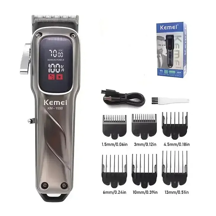 Kemei KM-1550 Professional Hair Clipper and Beard Trimmer Salon... Kemei KM-1550 Professional Hair Clipper and Beard Trimmer Salon...