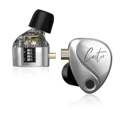 KZ Castor Tuning Adjustable Dual Driver IEM 3.5mm Earphone - Image 2