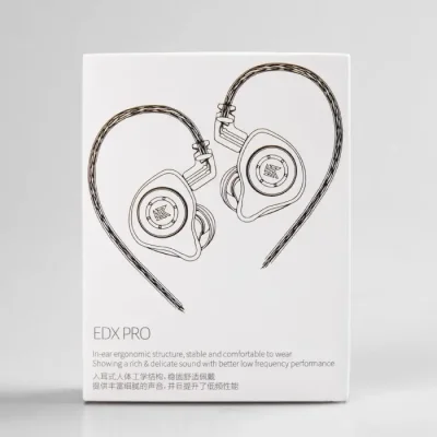 KZ EDX Pro Hi-Fi Bass Dual Magnetic Dynamic Earbuds with mic & 3.5mm headphone Plug - Image 3
