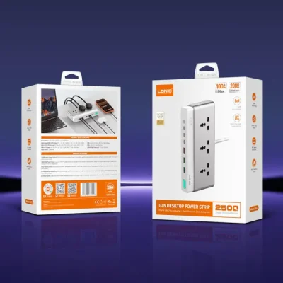 LDNIO SC3 GaN 100W PD Desktop Power Strip (10-in-1) – Fast Charging with Flame Retardant Design - Image 6