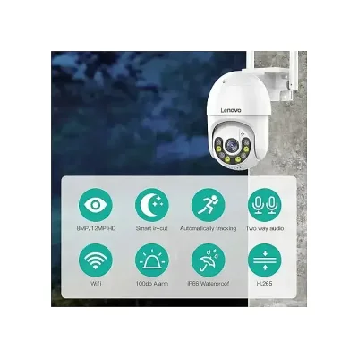 Lenovo X5T 5MP WiFi Surveillance IP Camera - Image 5