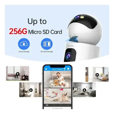 Lenovo XW1-U 3MP Dual Lens Pan & Tilt WiFi Camera - Image 2