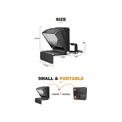 LENSGO TC7II Portable Phone+Camera Teleprompter - Image 4
