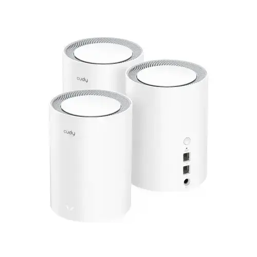 CUDY M1800-(3Pack)-AX1800 Dual-Band Mesh Wi-Fi 6 System Gigabit... CUDY M1800-(3Pack)-AX1800 Dual-Band Mesh Wi-Fi 6 System Gigabit...