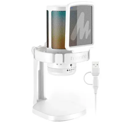 MAONO DGM20W Wireless Gaming Microphone with RGB, ENC Noise Cancellation & 2.4GHz Wireless - Image 2