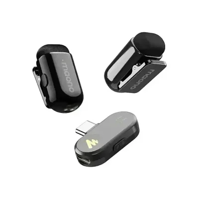 Maono WAVE T1 MINI Wireless Microphone noise cancellation with Ai Voice Changer Microphone - Image 4