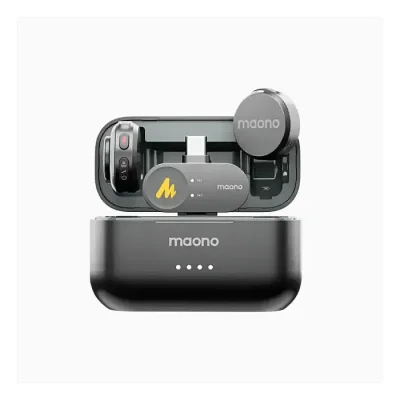 Maono Wave T5 Wireless Lavalier Microphone COMBO EDITION( ANDRIOD, IPHONE , CAMERA) - Image 5