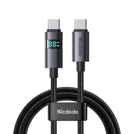 Mcdodo CA-5610 Horizontal LED Display 100W USB-C to USB-C Data Cable 1.2m