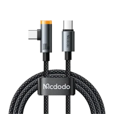Mcdodo CA-5870 100W 90° Angled USB-C to USB-C Cable 1.2M