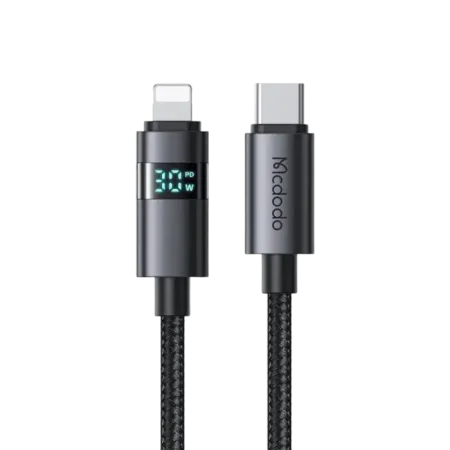 Mcdodo CA-6570 Horizontal LED Display 36W USB-C to Lightning Data Cable 1.2m