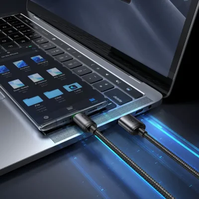 MCDODO CA3990 USB-A TO MICRO USB CABLE WITH CHARGING LIGHT 1M - BLACK - Image 5