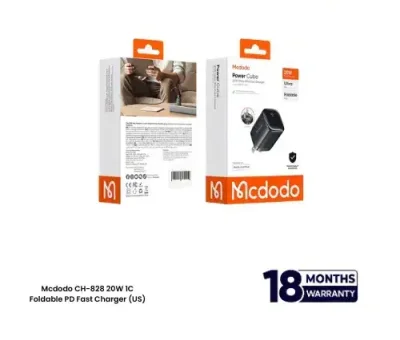 Mcdodo CH-8280 20W Cube Ultra Mini Foldable PD Fast Charging Adapter (US) - Image 3