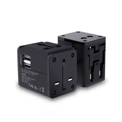 Mcdodo CP-4120 2.1A Fast Charging Universal Travel Adapter  2.1A Fast Charging with Dual USB & Multi-Country Compatibility 2-in-1 Charger + Socket Dual USB Output 1380W Power Compatible with 200+ Countries Childproof Socket - Image 2