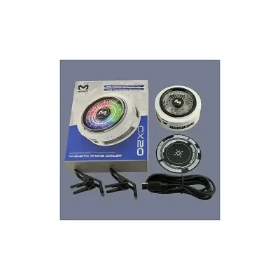 MEMO CX20 Magnetic Phone Cooler TEC Semiconductor Gaming Cooling Fan RGB Display Clip Cooler - Image 3