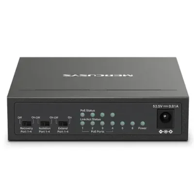 Mercusys MS106LP 6-Port 10/100Mbps PoE Desktop Switch - Image 3