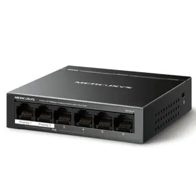 Mercusys MS106LP 6-Port 10/100Mbps PoE Desktop Switch - Image 2
