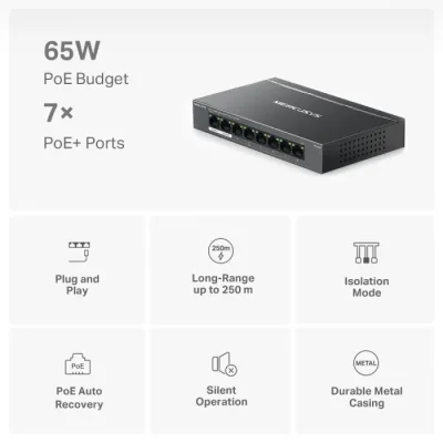 Mercusys MS108GP 8-Port Gigabit Desktop Switch - Image 4
