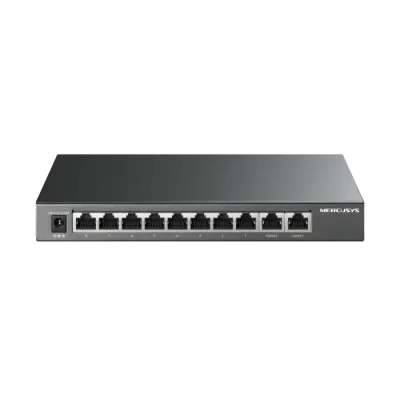 MERCUSYS MS110GMP 10-PORT GIGABIT DESKTOP SWITCH WITH 8-PORT POE Plus 111W TOTAL POE BUDGET - Image 2