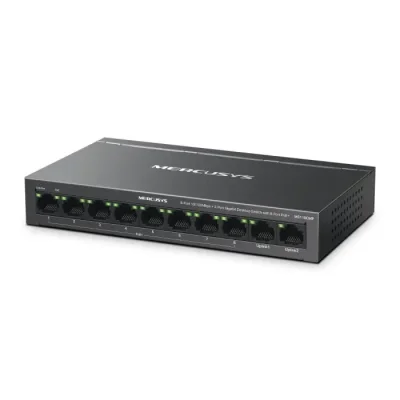 Mercusys MS110P 10-Port 10/100Mbps PoE Desktop Switch - Image 3