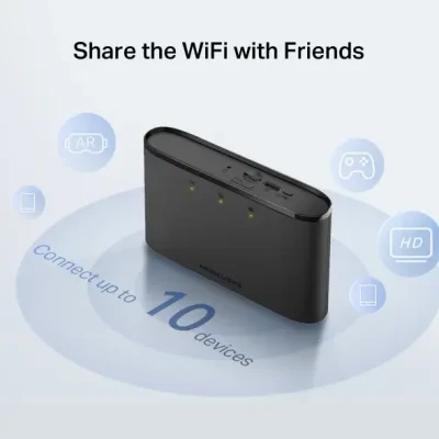 Mercusys MT110 SIM Supported 4G LTE Mobile Wi-Fi Pocket Router - Image 5