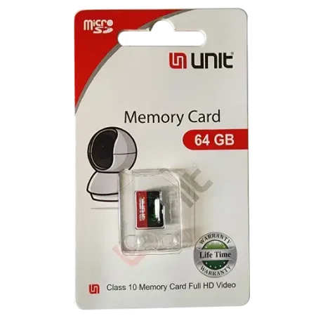 Unit Micro SD Card 64GB High-Speed Memory Card for CC Camera & Devices