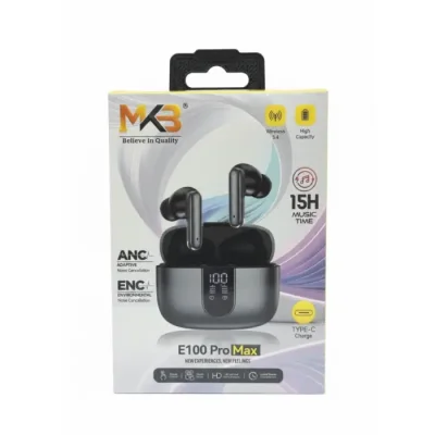 MKB E100 Pro Max ANC+ENC True Wirless Blutooth Earbuds - Image 2