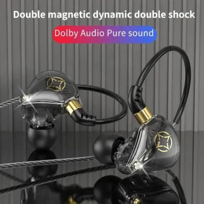 MKB M800 HiFi Bass Double Dynamic Earphones - Image 2