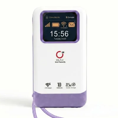 OLAX M200 10500mAh 2-in-1 5G LTE Portable WiFi Sim Supported Pocket Router with Power Bank - Image 2