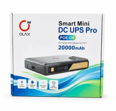 OLAX POE-D9 Smart Mini DC UPS Pro (20000mAh, 24W) Backup Power for WiFi Router - Image 5