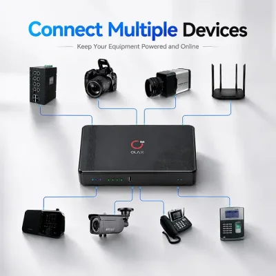 OLAX POE-D9 Smart Mini DC UPS Pro (20000mAh, 24W) Backup Power for WiFi Router - Image 4