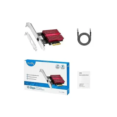 CUDY PE10G 10GbE PCIe Ethernet Network Adapter 10 Gigabit High Speed NIC Card - Image 2