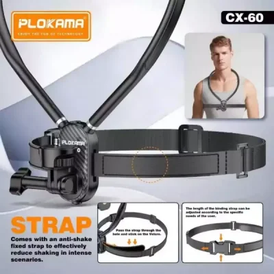 PLOKAMA CX-60 Neck Bracket for Sports Camera and Smartphone - Image 2