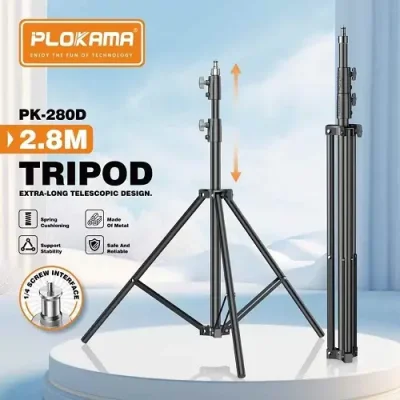 Plokama PK-280D 2.8m professional Camera Tripod stan - Image 3