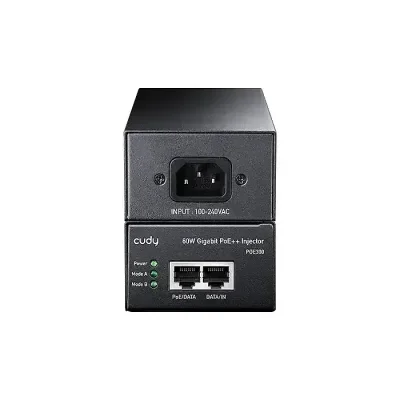 CUDY POE300 60W Gigabit PoE++ Injector Adapter 802.3bt/at/af 1Gbps Wall Mount - Image 2