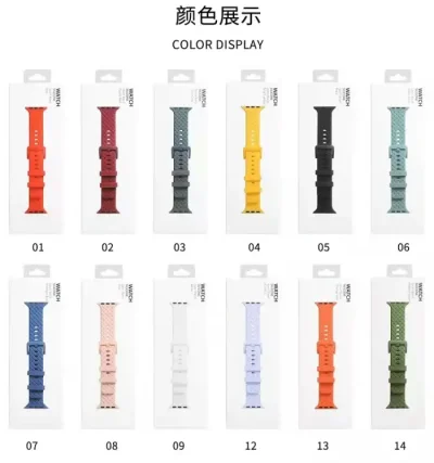 Premium Soft Silicone Sport Watch Strap for 42mm 44mm 41mm 45mm - Image 3
