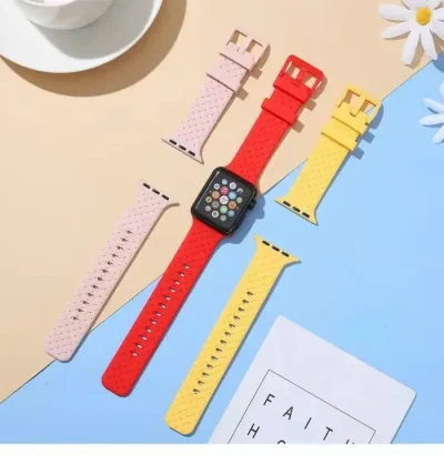 Premium Soft Silicone Sport Watch Strap for 42mm 44mm 41mm 45mm - Image 4
