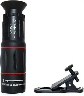 18X25 Monocular Zoom Telephoto Mobile Phone Lens with Tripod –...