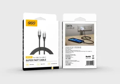 QCY DC22 Type C Super Fast Cable 100W (1.2M) - Image 2