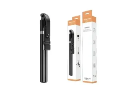 R1SL Selfie Stick With light & Tripod Stand, Bluetooth, Smartphones - Image 2