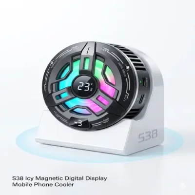 S38 Icy Magnetic Digital Display mobile Phone Cooler - Image 3