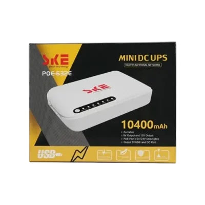 SKE POE-632E-Mini UPS 5V 9V 12V 8800-10400mah 17W Smart Mini DC UPS - Image 5