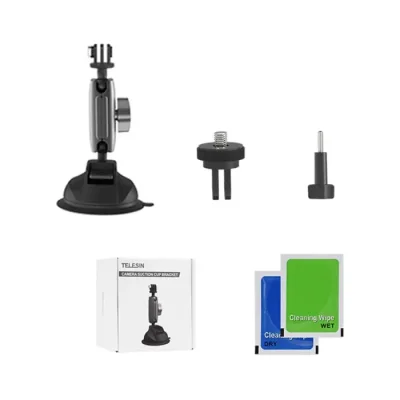 TELESIN TE-SUC-010 Aluminum Alloy Camera Suction Cup bracket Mount - Image 6