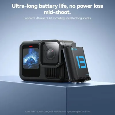Telesin Battery for GoPro HERO 13 Camera- black - Image 2