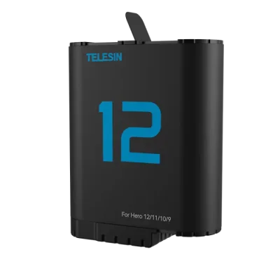 TELESIN Decoded Battery for GoPro Hero 12/11/10/9 Black - Image 1