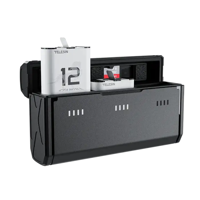 TELESIN S0-ECB-01-TGP Charger GoPro 9/10/11/12 with (2 Battery)