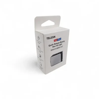TELESIN TSBGD08-01 Quick Release Beauty Mini Fill Light for DJI Osmo Action 3/4/5 Pro - Black - Image 2