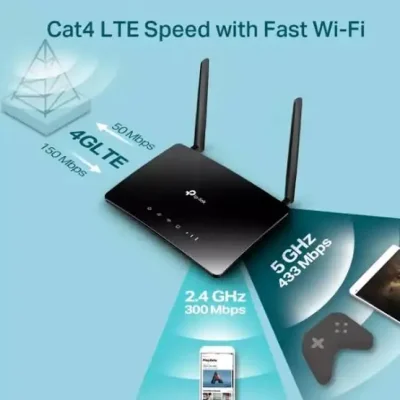TP-Link Archer MR200 AC750 Wireless Dual Band 4G LTE Router - Image 4