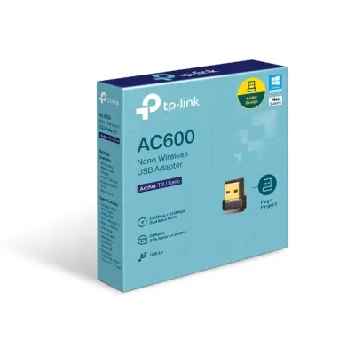 TP-Link Archer T2U Nano AC600 Dual Band Mini USB WiFi Adapter - Image 2